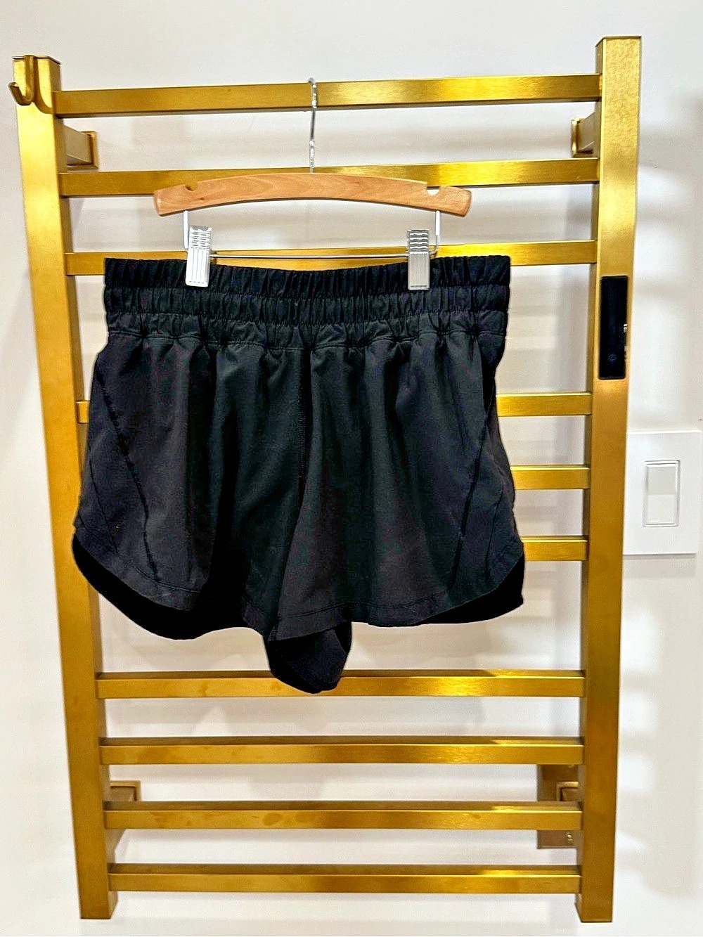 Lululemon Black track that Athletic Shorts